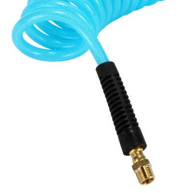 Pu Recoil Hose, High Quality And Various Colors for Choose，1/4” Screw