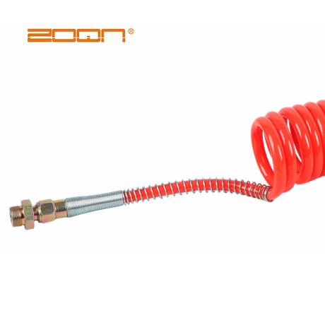 Orange Pu Recoil hose, available in high quality and a variety of colors, M18 * 1.5 screws M22 * 1.5 screws